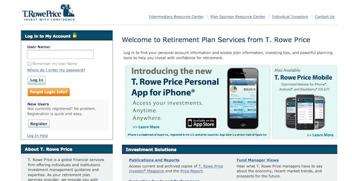 T Rowe Price Login Online Access Login, Retirement T Rowe Price Login Online Access Login, Retirement