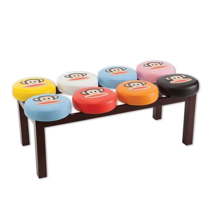 Zpfmarb Paul Frank Marshmallow Bench Retro Furniture Design Colourful Cushions Zpfmarb Paul Frank Marshmallow Bench, Sofa Marshmallow George Nelson Paul Frank
