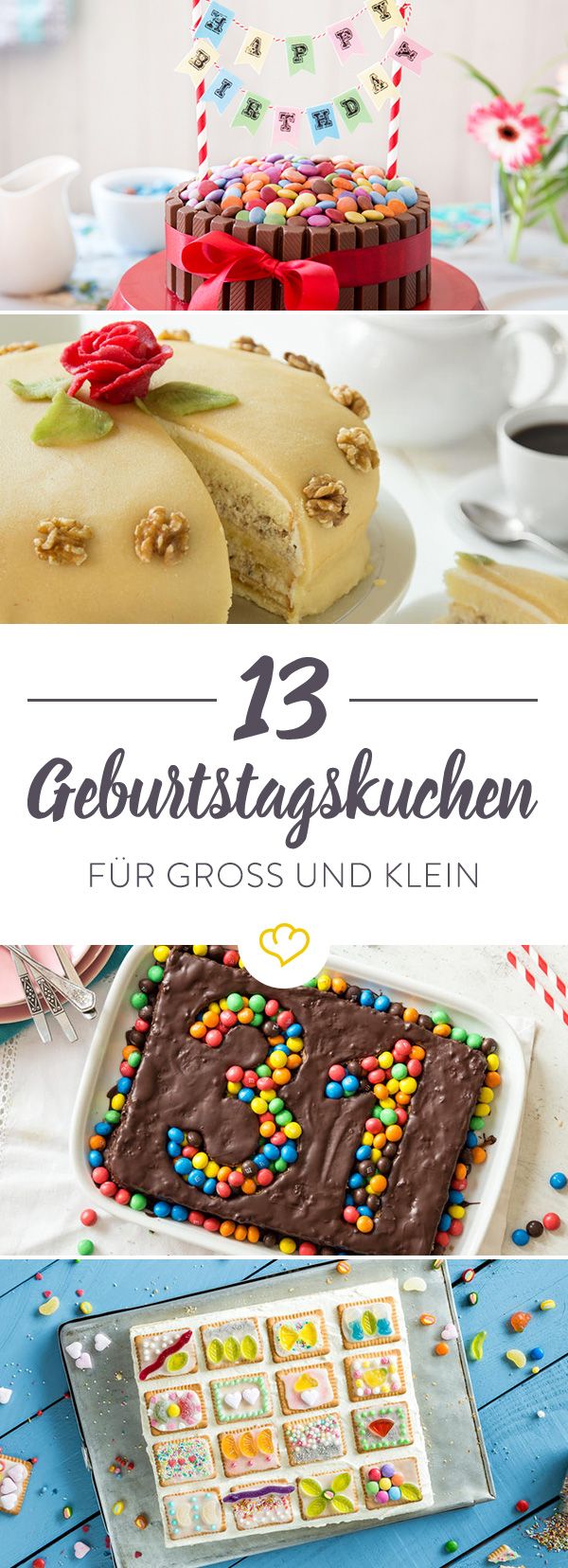 13 Geburtstagskuchen für kleine und große Geburtstagskinder 13 Geburtstagskuchen für kleine und große Geburtstagskinder
