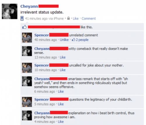 Funny Facebook Status Comment Comeback Witty Lol True Funny Facebook Status Comment Comeback Witty Lol True