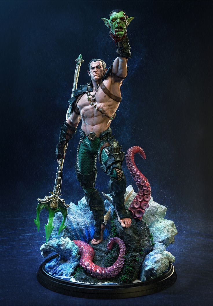 ArtStation - Namor the Submariner, Tiago Zenobini | Marvel statues