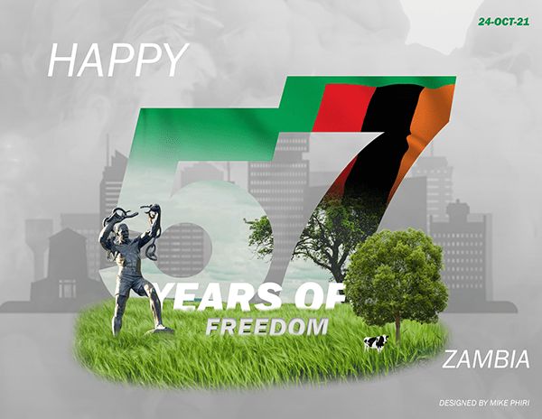 Independence Day ZAMBIA | Independence day, Independence, Happy year