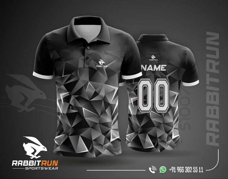 Soccer Jersey Design with Number 00