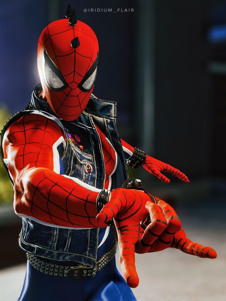 Spider Punk Amazing Detail | Spiderman, Marvel spiderman, Avengers