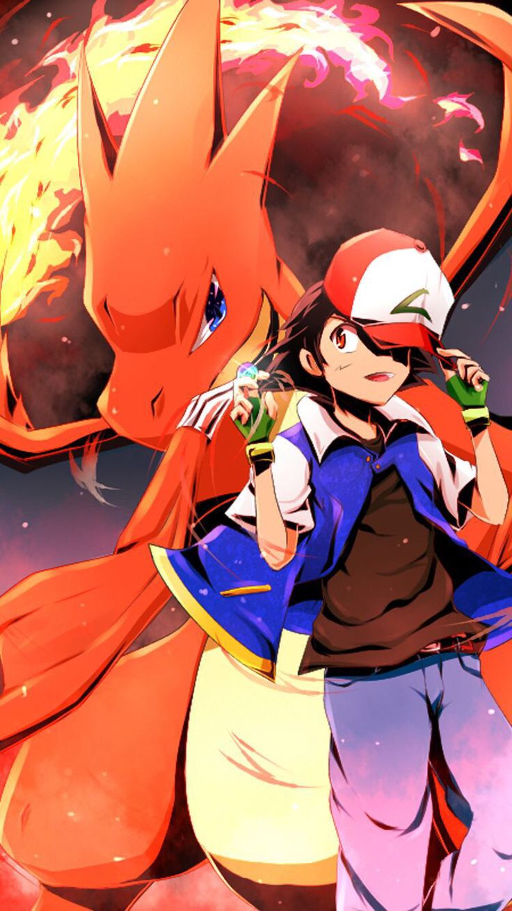 Ash and Mega Charizard Y | Pokemon, Cool pokemon wallpapers, Pokemon