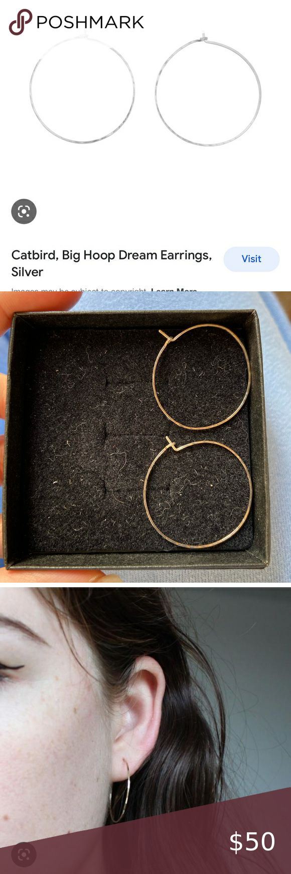 Catbird big hoop dream earrings deals