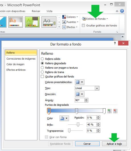 formatos para power point