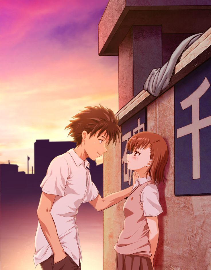 Anime girl leaning against a wall