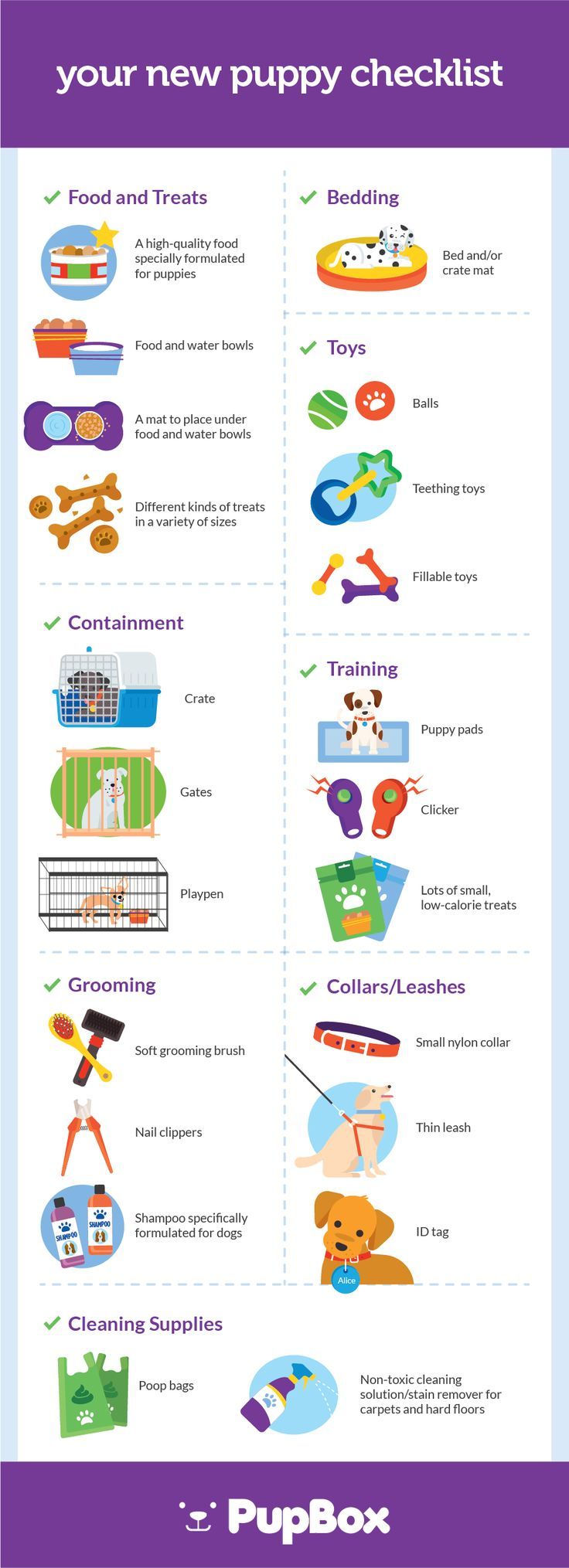 getting a puppy checklist getting a puppy checklist