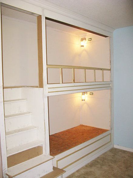 Link To Construction Plans Steps For Built In Bunk Beds Ranch Link To Construction Plans Steps For Built In Bunk Beds Ranch Project 2018 Pinterest And Bed