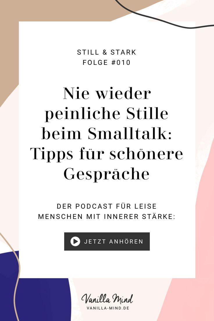 Smalltalk themen kennenlernen