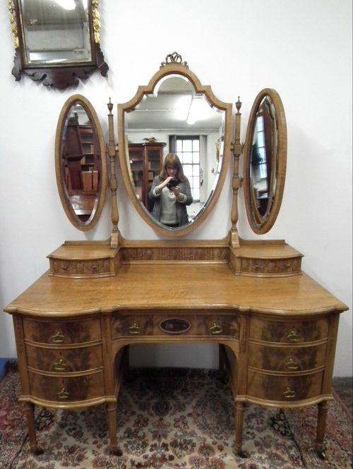 61 Best Victorian Dressing Tables Images On Pinterest Victorian Dressing Tables With Mirrors Faded Mahogany 3 Mirror Table Adams