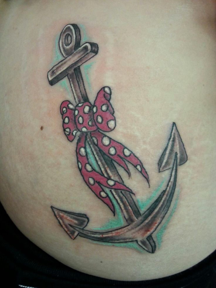 anchor with minnie mouse bow tattoos pinterest anchor with minnie mouse bow tattoos pinterest