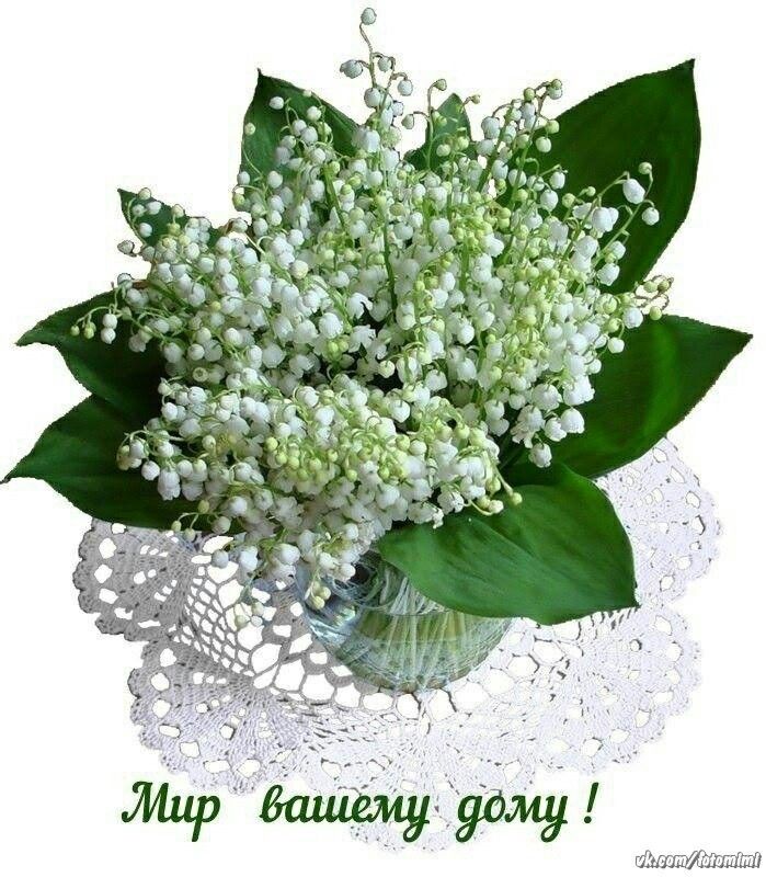 С днем рождения картинки ландыши гиф, сделать открытку сердце
