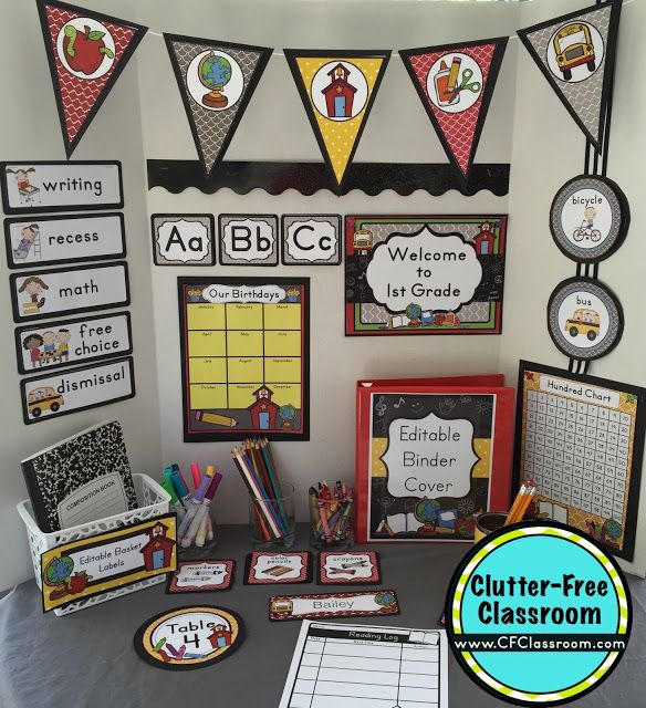classroom chalkboard theme