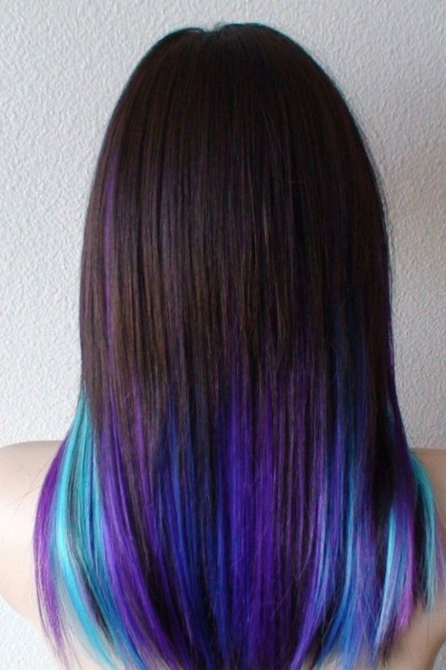 Best 25 Crazy Hair Color Ideas For Brunettes Ideas On