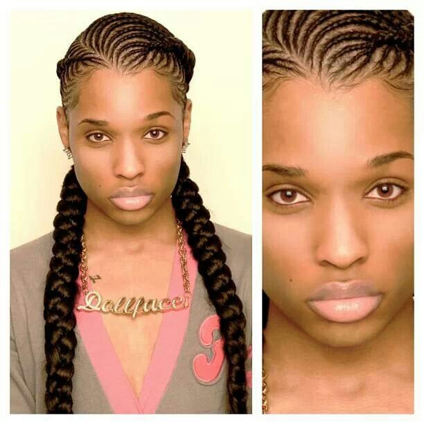 55 Best Two Braids Hairstyles Images On Pinterest Braids Cute corn rows with a twist. - 55 Best Two Braids Hairstyles Images On Pinterest Braids