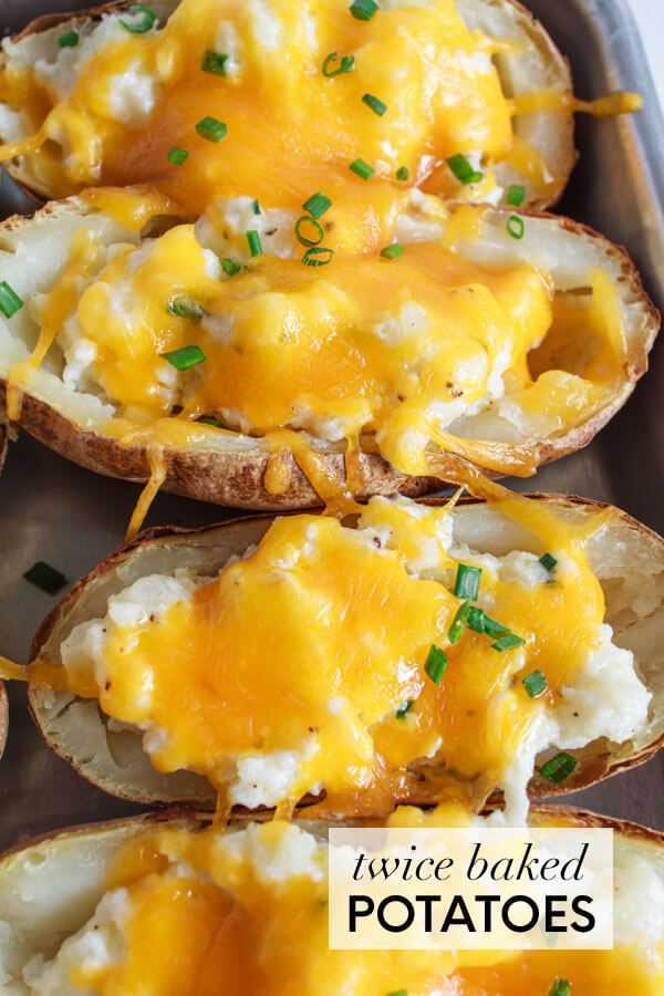 What goes well with twice baked potatoes
