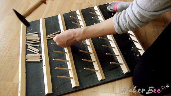 DIY: Garnrollenhalter Shabby -Chic - makerbees Webseite!