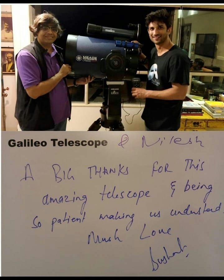 Sushant Singh Rajput's father reveals the late actor often used to see his land on moon through his telescope