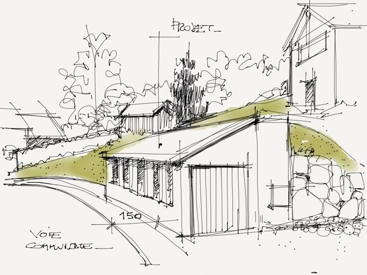 Architecture House Sketch 139 best architectural renderings images on pinterest Architecture House Sketch 139 best architectural renderings images on pinterest