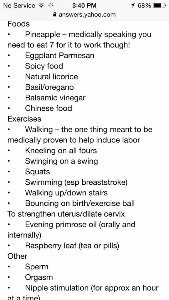 Best Way To Go Into Labor Naturally Best Way To Go Into Labor Naturally