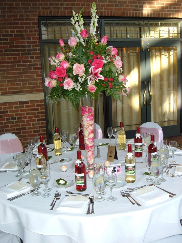 wedding reception table design