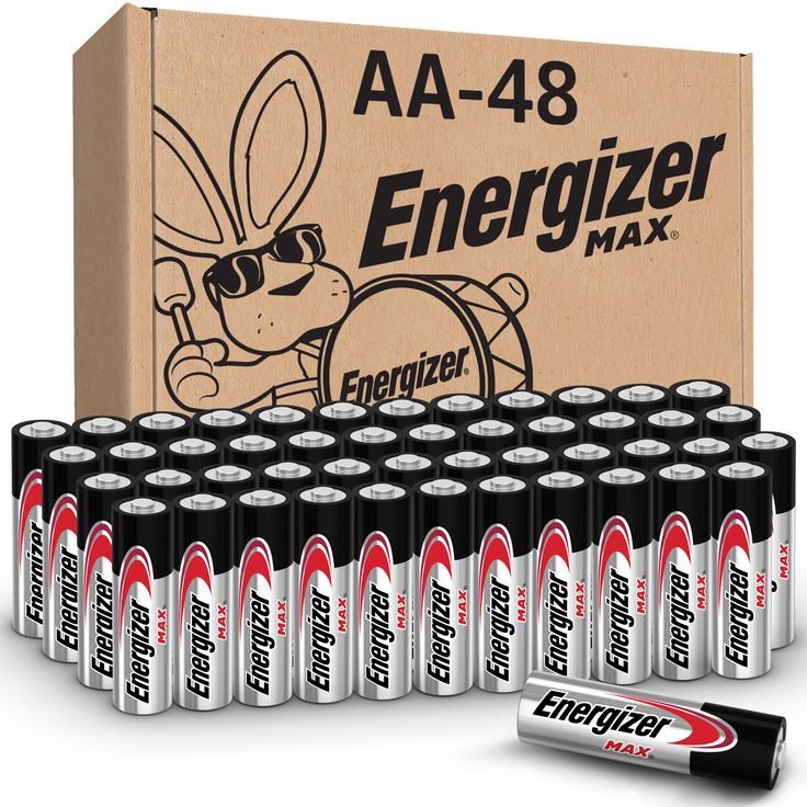Energizer Aa Batteries Double A Battery Max Alkaline 48 Count Batteries Double Energizer Aa Energizer Battery Rechargeable Batteries Energizer