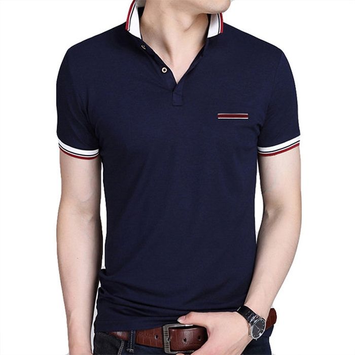 Men/'s Polo Shirts Summer Short Sleeve T Shirt Slim Casual Solid Dress Shirt Tops