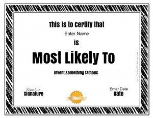 certificate maker free printable