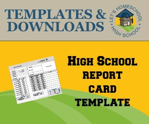 blank report card template