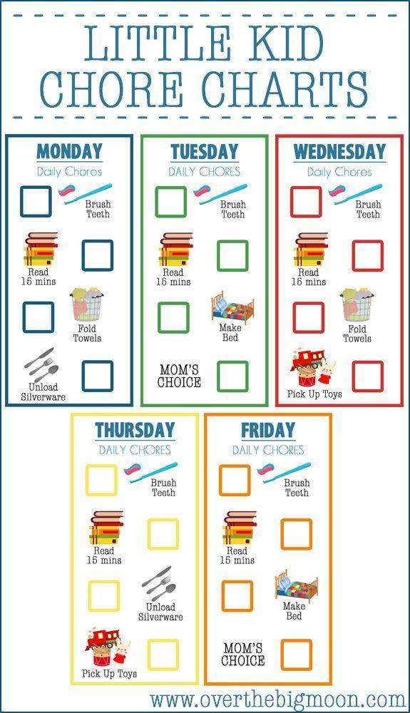 chores chart for kids
