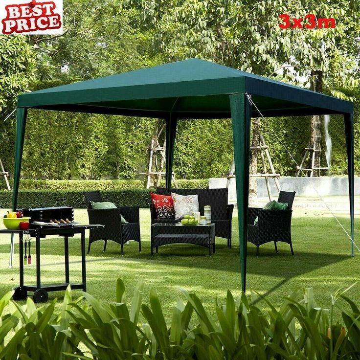 Garden Gazebo Canopy Wedding Party Outdoor Tent Marquee Patio Sun Shade 3x3 M Uk Gazebos Garden Gazebo Canopy Wedding Party, Garden Gazebo Tent Uk