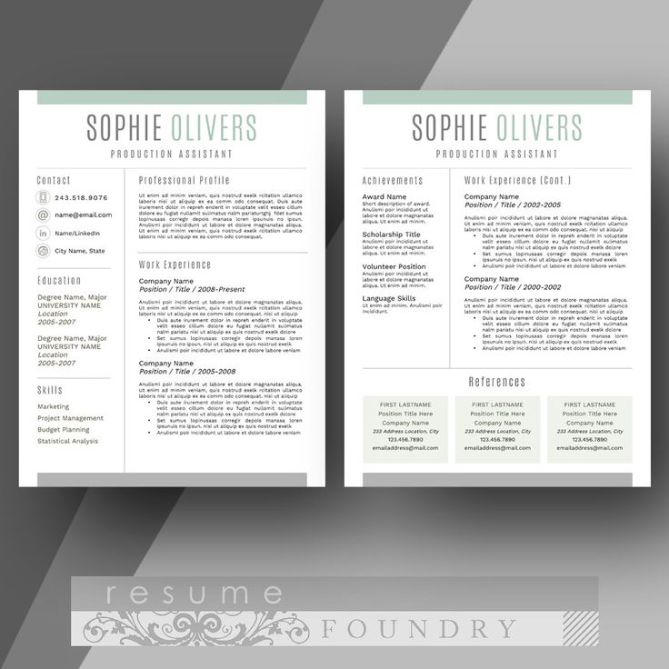 36 best Two Page Resume Template (CV Template) images on Pinterest - 2 page resume template 36 best Two Page Resume Template (CV Template) images on Pinterest - 2 page resume template