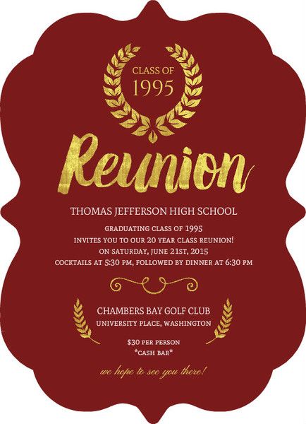 Best 25+ Class reunion invitations ideas on Pinterest ...