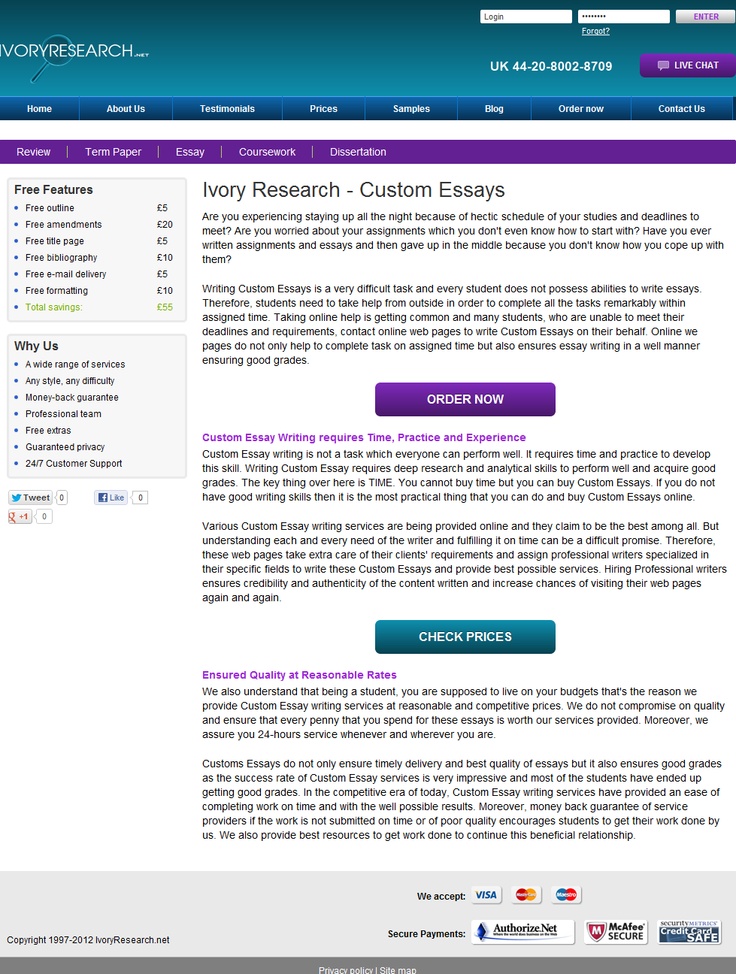 Custom essay service uk