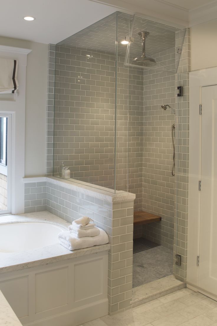 Uncategorized Shower Bath Ideas best 25 bathtub shower combo ideas on pinterest bath glass enclosed steam with pony wall to separate the built by jeff