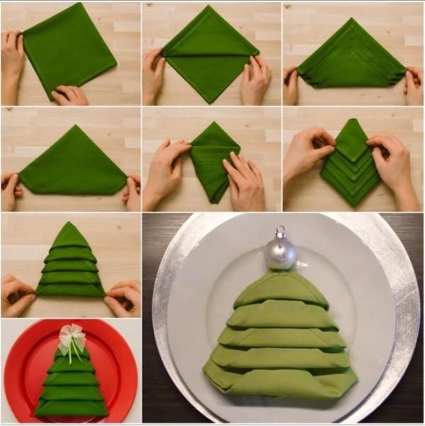 pour nol patez vos invits avec ce pliage de serviette en forme de sapin - Comment Plier Des Serviettes En Papier Pour Noel pour nol patez vos invits avec ce pliage de serviette en forme de sapin - Comment Plier Des Serviettes En Papier Pour Noel