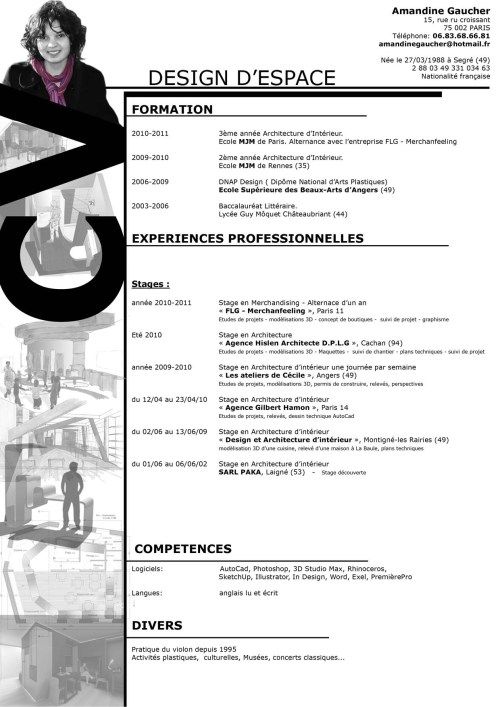 architecture resumes