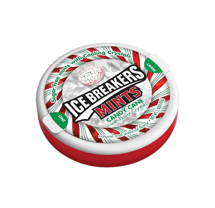 ice breakers holiday mints candy cane flavor 1 5 ounce fla vor ice light sugar free