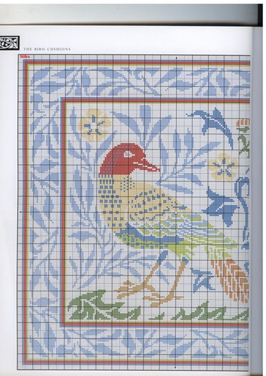 23 best Cross Stitch William Morris images on Pinterest | Punch needle