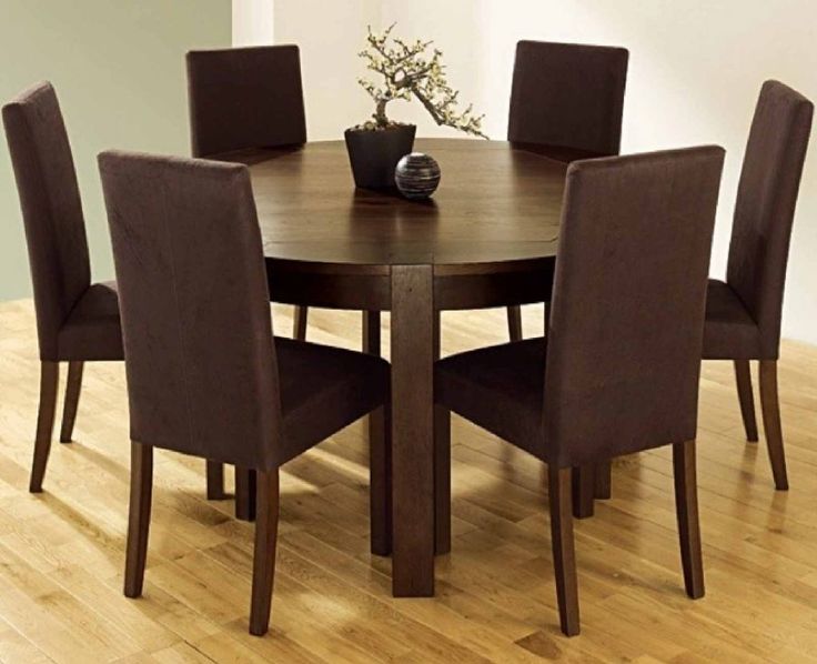 Round Dining Table For 6 Kitchen With Chairsawesome Brown Room Sets Set Round Dining Table For 6 Kitchen, Round Dining Table For 6 With Leaf