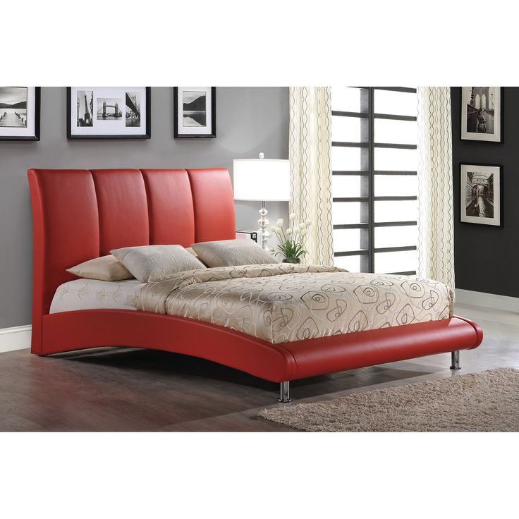 Beacon Upholstered Low Profile Platform Bed Upholstered Platform Bed Contemporary Bed Frame Platform Bed