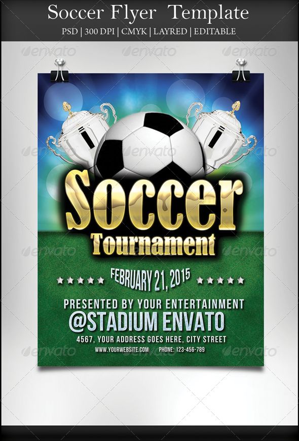 soccer flyer