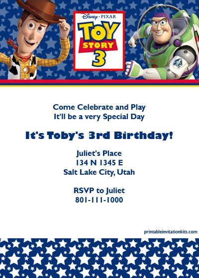 toy story invitations template free