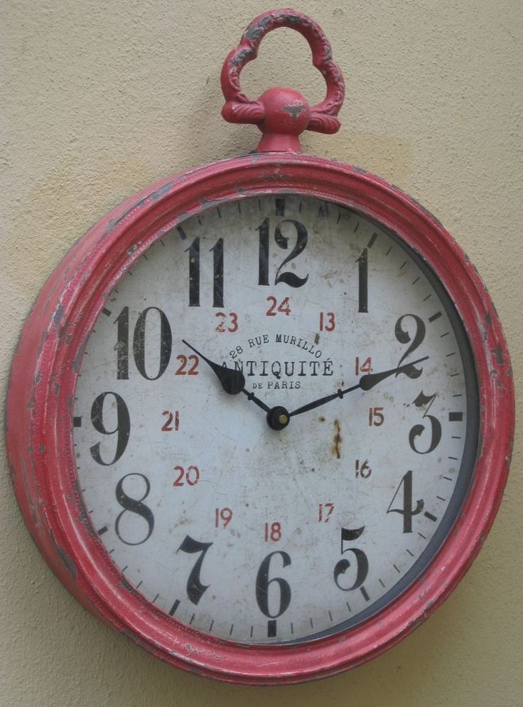 red french provincial rustic fob wall clock paris bryan thompson design