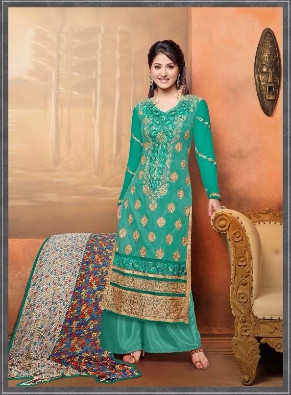 pakistani suits design with plazo
