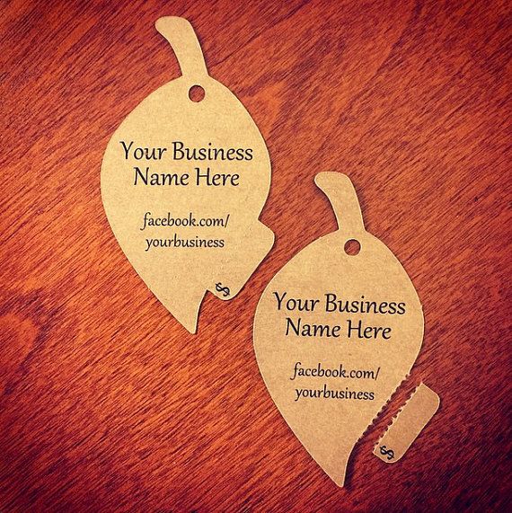 24 custom kraft leaf