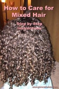 Mixed hair|How to care for mixed hair|biracial hair| biracial| curly hair| hair ...