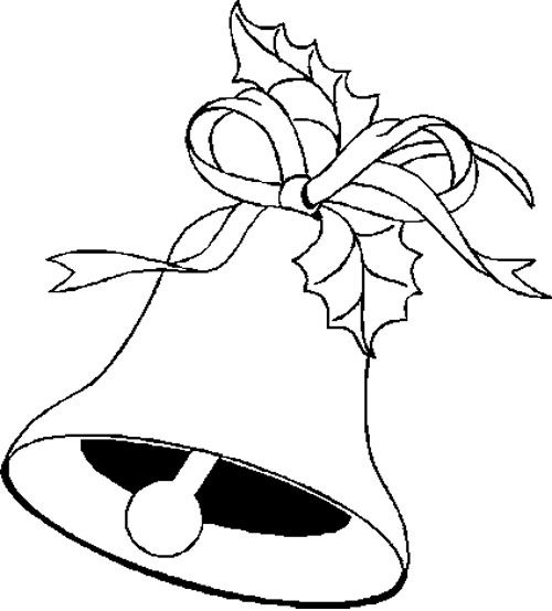 Christmas Bell Coloring Page Christmas bells Coloring pages Christmas